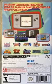 Neo Geo Pocket Color Selection Vol. 1 Box Art