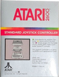 Atari Standard Joystick Controller Box Art