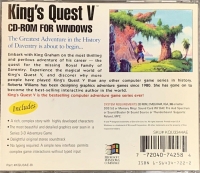 King's Quest V (Platinum) Box Art