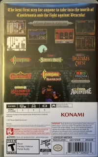 Castlevania Anniversary Collection (Dracula cover) Box Art