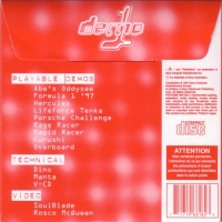Demo 1 (PBPX-95001 / red cover / Formula 1 '97) Box Art