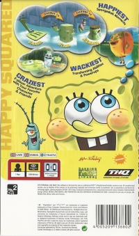 SpongeBob's Truth or Square - PSP Essentials Box Art