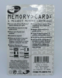 Nyko Memory Card1 (yellow) Box Art