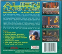 Alien Carnage (jewel case) Box Art