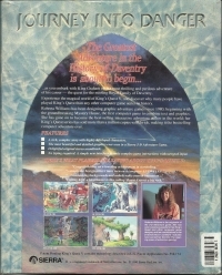 King's Quest V: Absence Makes the Heart Go Yonder! (white VGA label) Box Art