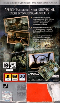 Call of Duty: La Strada per la Vittoria - Platinum Box Art