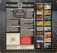 Sega Mega Drive II - Mega 6 (orange label) Box Art