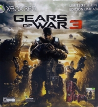 Microsoft Xbox 360 S 320GB - Gears of War 3 Box Art