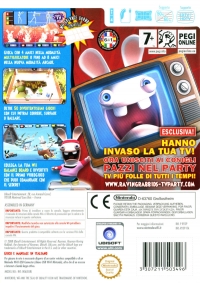 Rayman Raving Rabbids: TV Party [IT] Box Art