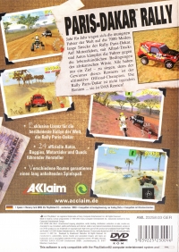 Paris-Dakar Rally [DE] Box Art