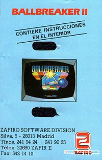 Ballbreaker II [ES] Box Art