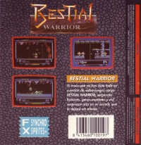 Bestial Warrior (SPE Disk) Box Art