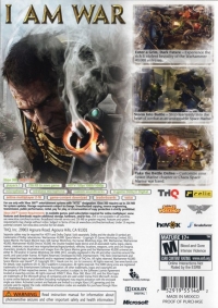 Warhammer 40,000: Space Marine Box Art