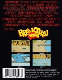 Breakthru (disk) Box Art