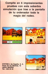 Buffalo Bill's Rodeo Games (Serie Leyenda) Box Art