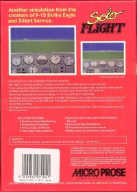 Solo Flight (disk) Box Art
