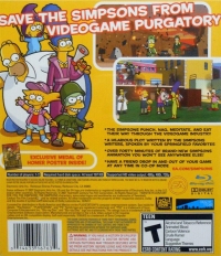 Simpsons Game, The (Medal of Homer Poster) Box Art