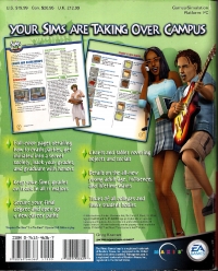 Sims 2, The: University Expansion Pack - Prima Official Game Guide Box Art