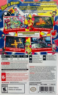 Super Bomberman R (27101-CS2) Box Art