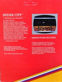 Spider City Box Art