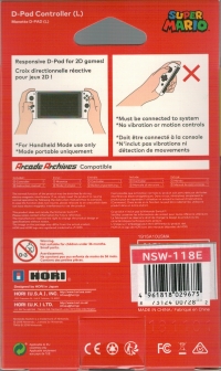 Hori D-Pad Controller (L) - Super Mario Box Art