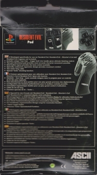 ASCII Resident Evil Pad Box Art