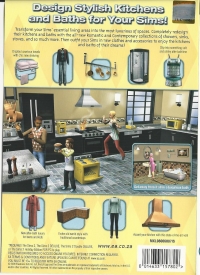 Sims 2, The: Kitchen & Bath Interior Design Stuff [ZA] Box Art