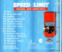 Speed Limit Original Game Soundtrack Box Art