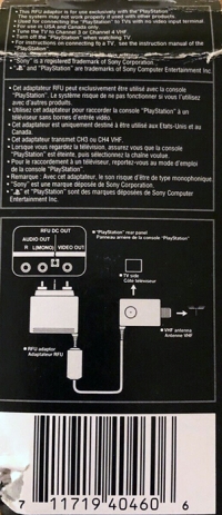 Sony RFU Adaptor SCPH-1061 Box Art