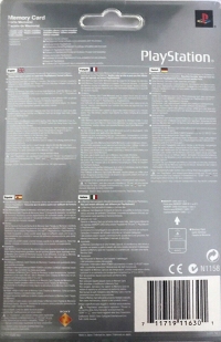 Sony Memory Card SCPH-1020 EBJ Box Art