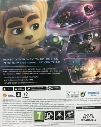 Ratchet & Clank: Rift Apart (Not to be Sold Separately) Box Art