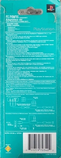 Sony AV Adaptor SCPH-10130 U Box Art