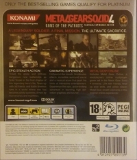 Metal Gear Solid 4: Guns of the Patriots - Platinum [FI] Box Art