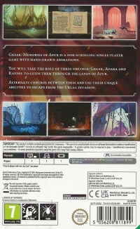Greak: Memories of Azur (TSA-HAC-AZQQA-UKV) Box Art