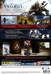 Assassin's Creed III - Freedom Edition [IT] Box Art