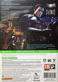 Batman: The Telltale Series [ES] Box Art