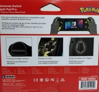 Hori Split Pad Pro (Pokémon: Pikachu Black & Gold) Box Art