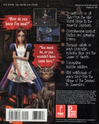 American McGee's Alice Box Art