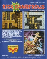 Rick Dangerous (box) Box Art