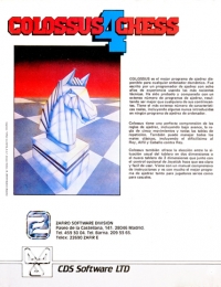 Colossus Chess 4 (Zafi Chip) Box Art