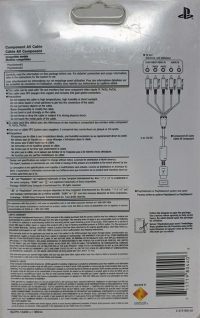 Sony Component AV Cable SCPH-10490 U (2-319-900-02) Box Art