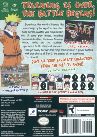 Naruto: Clash of Ninja 2 - Player's Choice Box Art