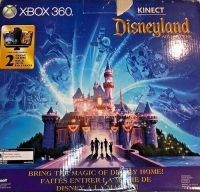 Microsoft Xbox 360 S 4GB - Kinect Disneyland / Kinect Adventures! Box Art