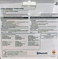 Sony Teclado Inalámbrico CECHZK1MX Box Art