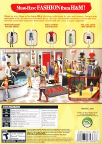 Sims 2, The: H&M Fashion Stuff (100 Million) Box Art