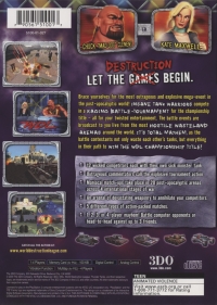 World Destruction League: Thunder Tanks Box Art