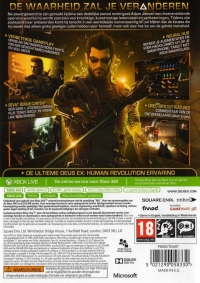 Deus Ex: Human Revolution: Director's Cut [BE][NL] Box Art