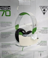 Turtle Beach Ear Force Recon 70 Gaming Headset (white) Box Art