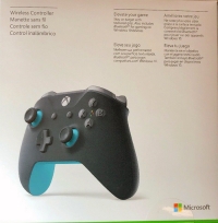 Microsoft Wireless Controller 1708 (Grey / Blue) Box Art