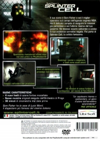 Tom Clancy's Splinter Cell  [IT] Box Art